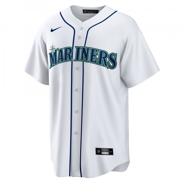 Men's Seattle Mariners Julio Rodriguez Nike White Home Replica Player Jersey