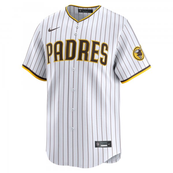 Men's San Diego Padres Enyel De Los Santos Nike White Home Limited Player Jersey