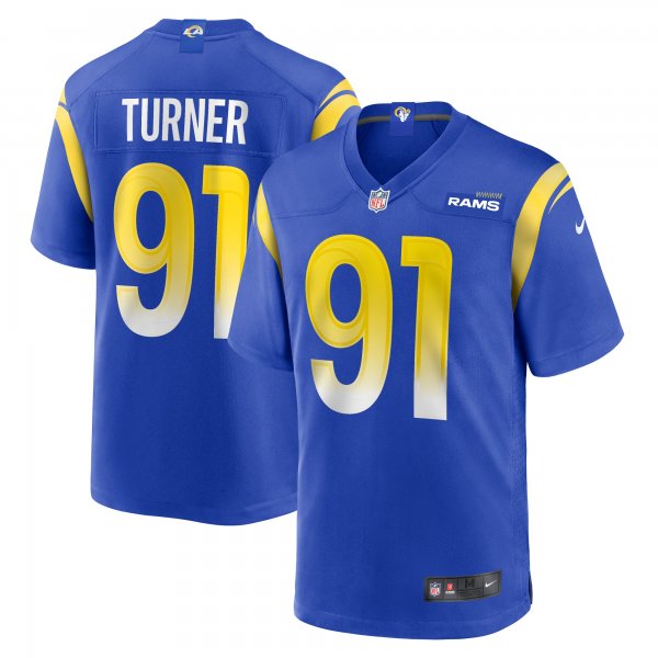 Men's Los Angeles Rams Kobie Turner Nike Royal Home Game Jersey