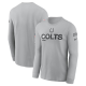 Men's Nike Gray Indianapolis Colts 2024 Salute To Service Long Sleeve T-Shirt