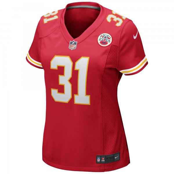 Women's Kansas City Chiefs Priest Holmes Nike Red Game Retired Player Jersey