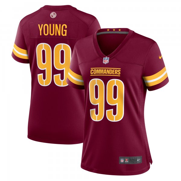 Women's Washington Commanders Chase Young Nike Burgundy Player Jersey