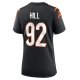 Women's Cincinnati Bengals B.J. Hill Nike Black Game Jersey