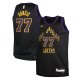 Youth Los Angeles Lakers #77 Luka Doncic Nike Black 2025/26 City Edition Swingman Jersey