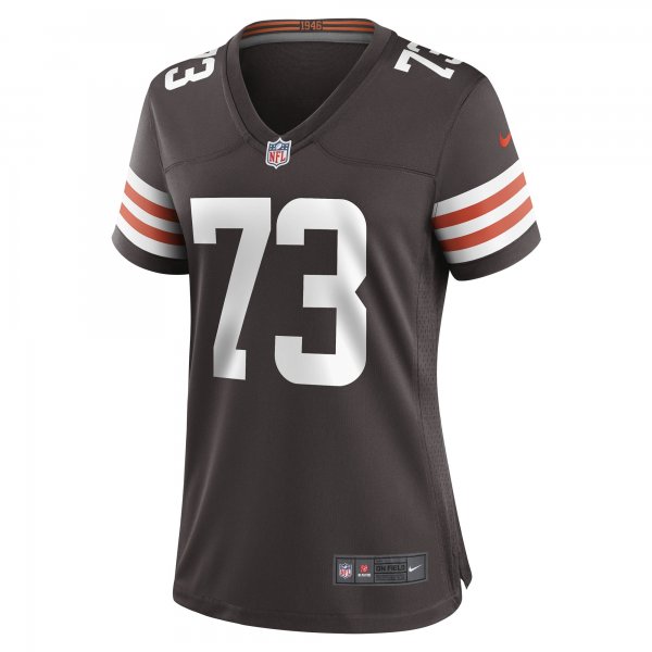 Women's Cleveland Browns Joe Thomas Nike Brown Retired Game Player Jersey