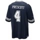 Youth Dallas Cowboys Dak Prescott Nike Navy Game Jersey