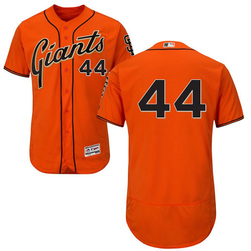 San Francisco Giants #44 Willie McCovey Orange Flexbase Collection Stitched MLB Jersey