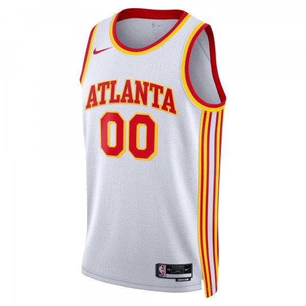 Unisex Atlanta Hawks Nike White Swingman Custom Jersey - Association Edition