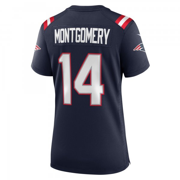 Women's New England Patriots Ty Montgomery Nike Navy Player Game Jersey