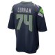 Men's Seattle Seahawks Jake Curhan Nike College Navy Game Jersey