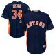 Houston Astros #34 Nolan Ryan Navy Blue Cool Base 2019 World Series Bound Stitched Youth MLB Jersey