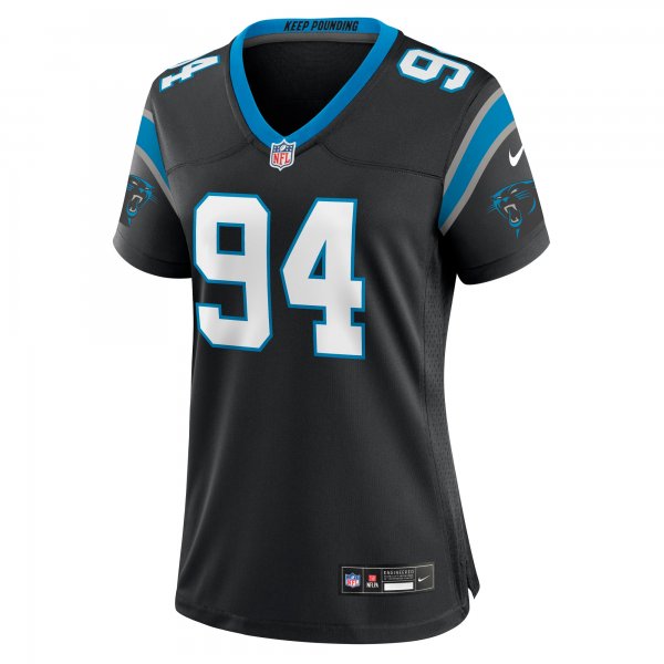 Women's Carolina Panthers Henry Anderson Nike Black Team Game Jersey