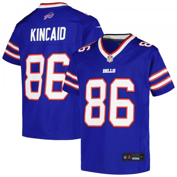 Youth Buffalo Bills Dalton Kincaid Nike Royal Game Jersey