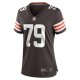 Women's Cleveland Browns Dawand Jones Nike  Brown Team Game Jersey