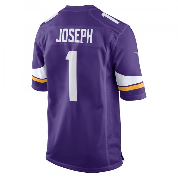 Men's Minnesota Vikings Greg Joseph Nike Purple Game Jersey