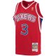 Youth Philadelphia 76ers Allen Iverson Mitchell & Ness Red 1996/97 Hardwood Classics Swingman Throwback Jersey