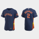 Alex Bregman Houston Astros 2021 World Series MLB Flexbase Jersey - Navy