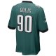 Men's Philadelphia Eagles Mike Golic Nike Midnight Green Game Retired Player Jersey