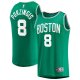 Men's Boston Celtics Kristaps Porzingis Fanatics Kelly Green Fast Break Player Jersey - Icon Edition