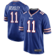 Men's #11 Cole Beasley Buffalo Bills Team Color Royal Blue Game Jersey