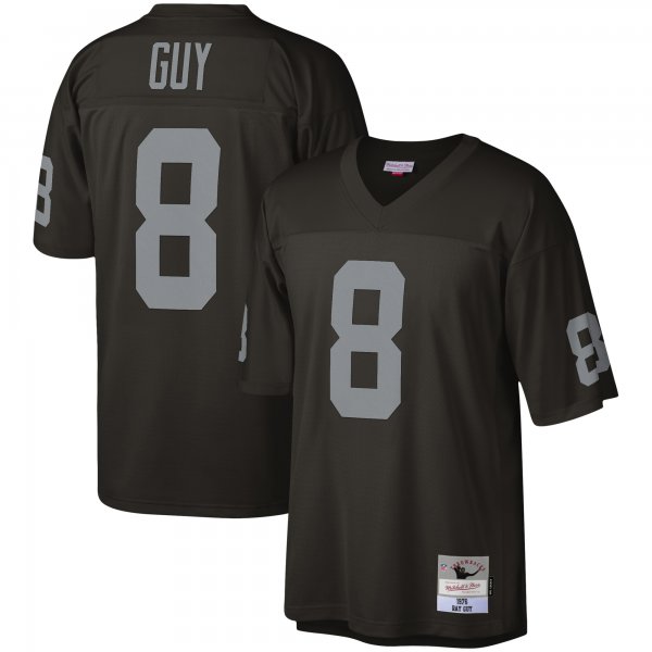 Men's Las Vegas Raiders Ray Guy Mitchell & Ness Black Legacy Replica Jersey