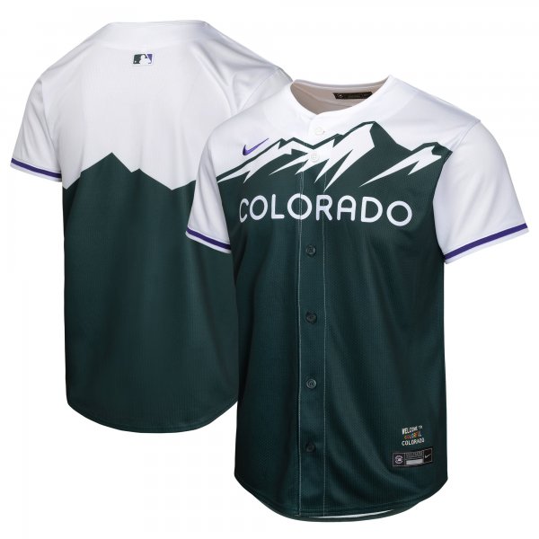 Youth Colorado Rockies  Nike Green City Connect Limited Jersey