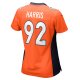 Women's Denver Broncos Jonathan Harris Nike Orange Game Jersey