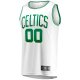 Youth Boston Celtics  Fanatics White Fast Break Replica Custom Jersey - Association Edition