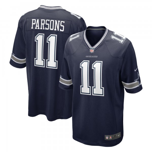 Men's Dallas Cowboys Micah Parsons Nike Navy Game Jersey