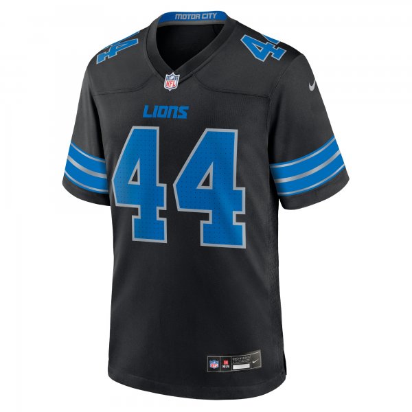 Men's Detroit Lions Malcolm Rodriguez Nike Black 2nd Alternate Game Jersey