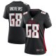 Women's Atlanta Falcons Josh Andrews Nike Black Game Player Jersey