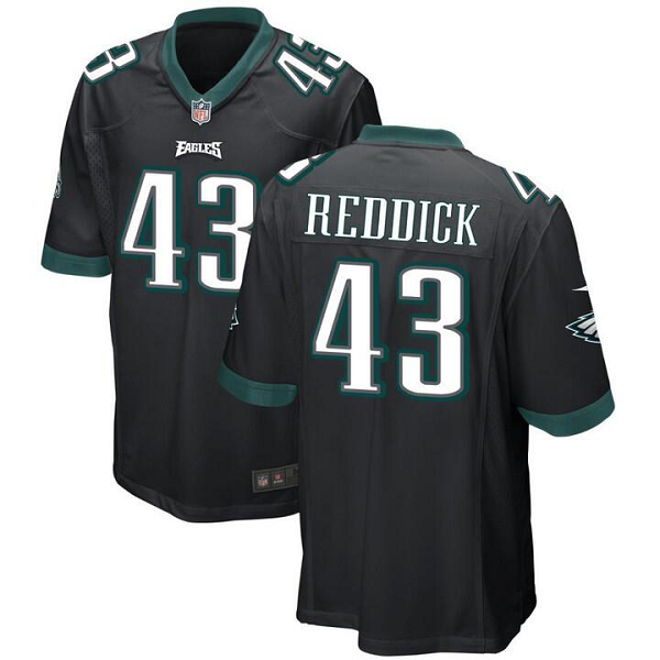 Men's Nike Philadelphia Eagles #43 Haason Reddick Black Vapor Untouchable Limited Jersey