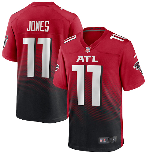 Men's Atlanta Falcons Julio Jones Nike Red 2nd Alternate Game Jersey