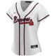 Women's Atlanta Braves Nike White Home Replica Custom Jersey