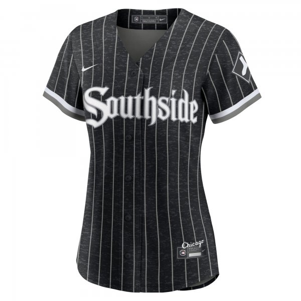 Women's Chicago White Sox Yoan Moncada Nike Black City Connect Replica Player Jersey