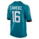 Men's Jacksonville Jaguars Trevor Lawrence Nike Teal 2021 NFL Draft First Round Pick Game Jersey