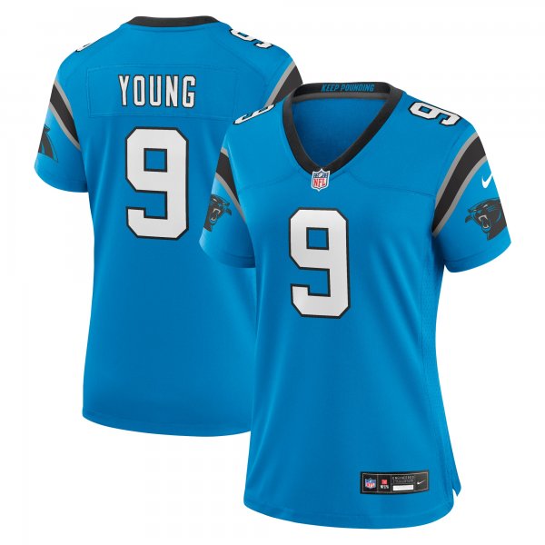 Women's Carolina Panthers Bryce Young Nike Blue Player Jersey