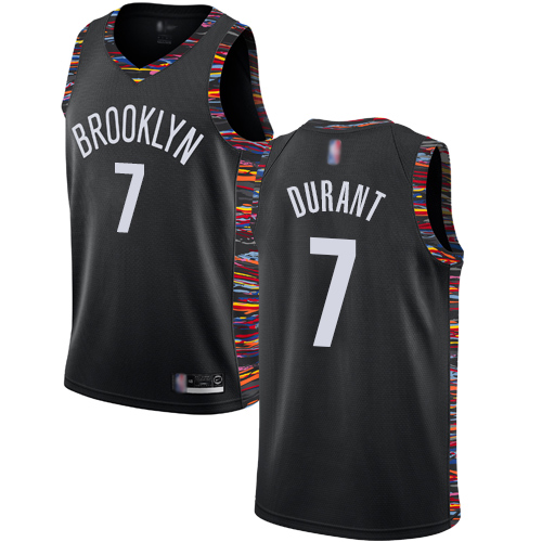 Brooklyn Nets #7 Kevin Durant Black NBA Swingman City Edition 2018/19 Jersey