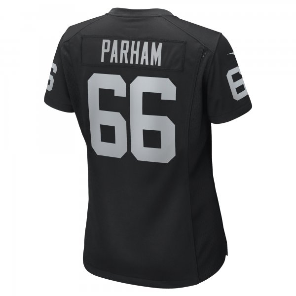 Women's Las Vegas Raiders Dylan Parham Nike Black Game Player Jersey