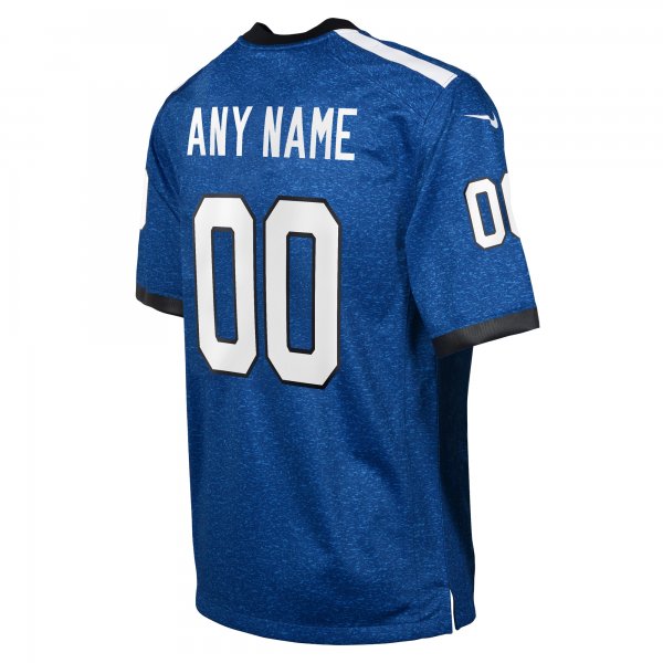 Youth Indianapolis Colts  Nike Blue Indiana Nights Alternate Custom Game Jersey