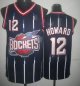 Men's Houston Rockets #12 Dwight Howard Navy Hardwood Classic Fashion Stitched NBA Jersey