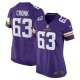 Women's Minnesota Vikings Coy Cronk Nike  Purple Team Game Jersey