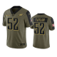 Philadelphia Eagles Davion Taylor Olive 2021 Salute To Service Men's Limited NFL Jersey