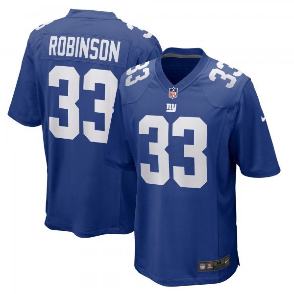 Men's New York Giants Aaron Robinson Nike Royal Game Player Jersey