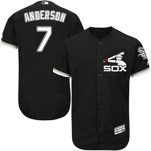 Chicago White Sox #7 Tim Anderson Black Flexbase Collection Stitched MLB Jersey