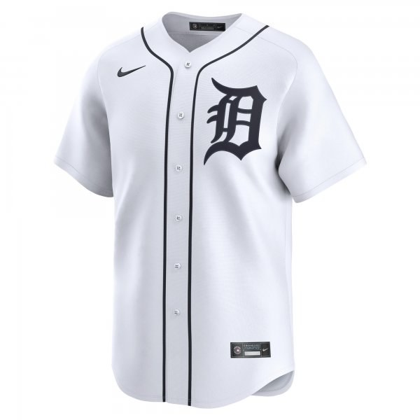 Men's Detroit Tigers Nike White Home Limited Pick-A-Player Retired Roster Jersey