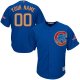 Chicago Cubs Blue World Series Champions Gold Program Cool Base Men's Customized MLB Jersey