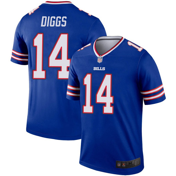 Men's #14 Stefon Diggs Buffalo Bills Royal Legend Jersey