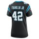 Women's Carolina Panthers Sam Franklin Jr. Nike Black Team Game Jersey