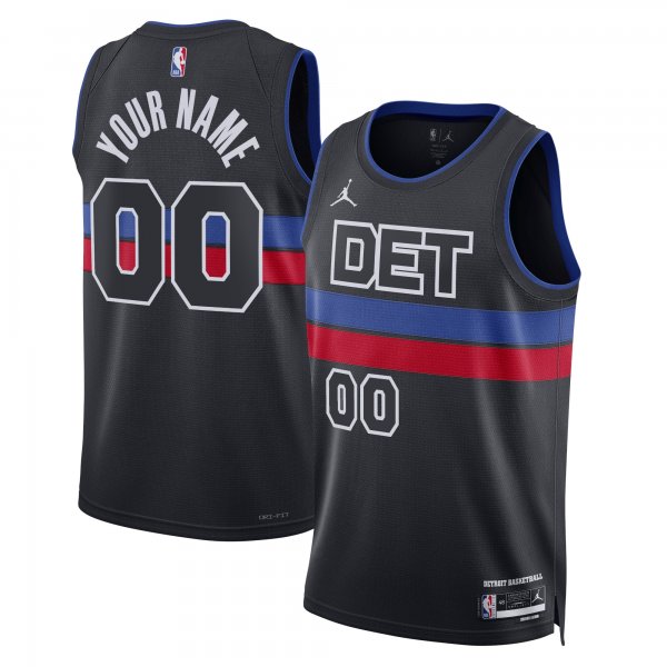 Unisex Detroit Pistons Jordan Brand Blue 2022/23 Swingman Custom Jersey - Statement Edition